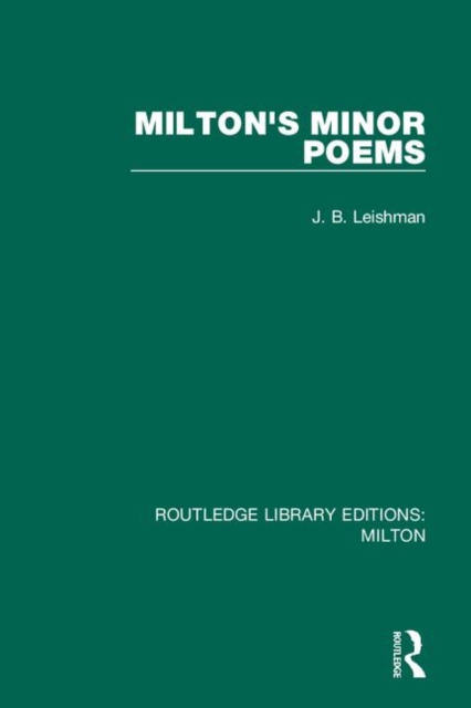 Milton's minor poems