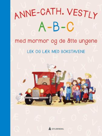 A-B-C med mormor og de åtte ungene : lek og lær med bokstavene