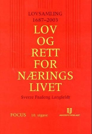 Næringslivets lovsamling 1687-2003