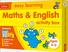 Maths and english activity box ages 3-5