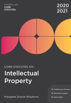 Core statutes on intellectual property 2020-21