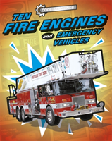 Ten fire engines and emergency vehicles