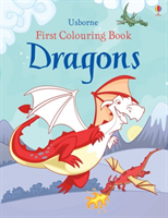 First colouring book dragons