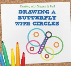 Drawing a Butterfly with Circles