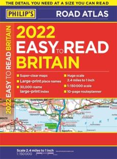 2022 philip's easy to read britain road atlas