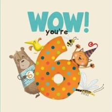 Wow! you're six birthday book