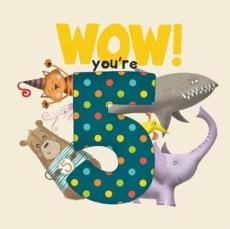 Wow! you're five birthday book