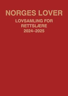 Norges lover : lovsamling for rettslære 2024-2025