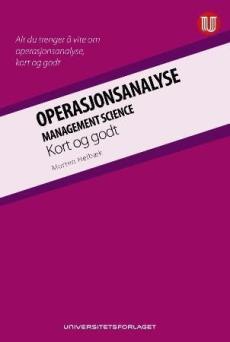 Operasjonsanalyse : management science