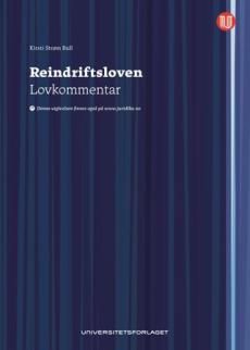 Reindriftsloven : lov om reidrift 15. juni 2007 nr. 40 : lovkommentar