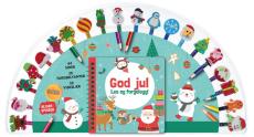 God jul! : les og fargelegg! : med 20 fargeblyanter og 20 viskelær