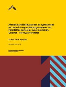 Rekrutteringsmønstre til bachelor- og masterprogrammene ved Fakultet for teknologi, kunst og design, OsloMet - storbyuniversitetet