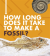 How long does it take to make a fossil?