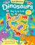 Felt stickers dinosaur play scene book