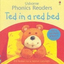 Ted in a red bed