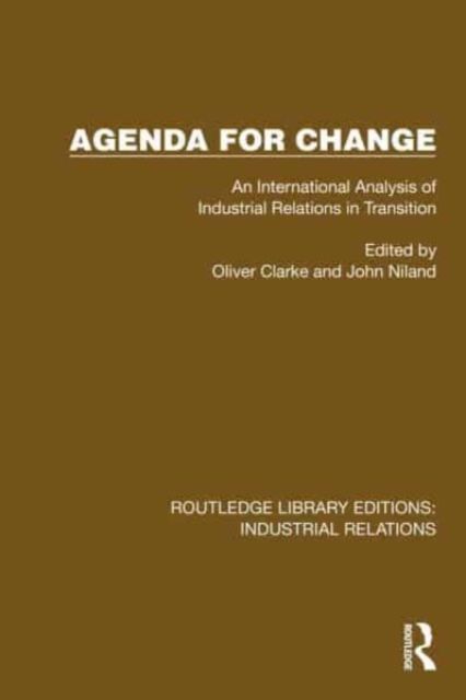 Agenda for change