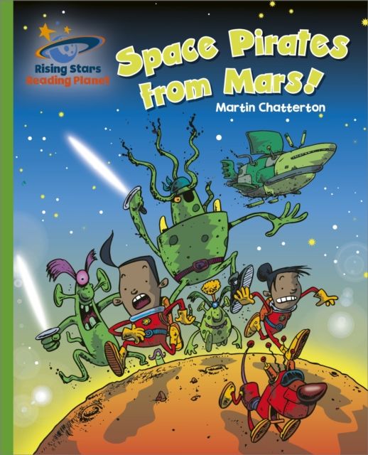 Reading planet - space pirates from mars! - green: galaxy