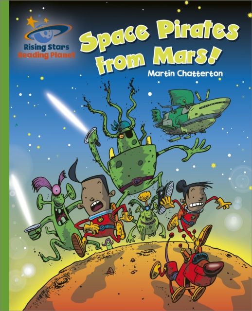 Reading planet - space pirates from mars! - green: galaxy