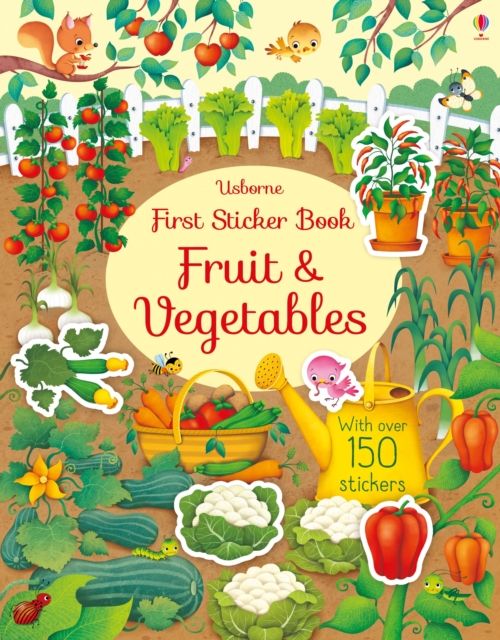 First sticker book fruit and vegetables