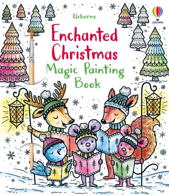 Enchanted christmas magic painting