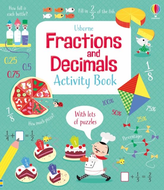 Fractions and decimals activity book