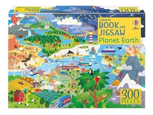 Usborne book and jigsaw planet earth