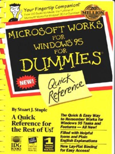 Microsoft Works for Windows 95 for dummies : quick reference