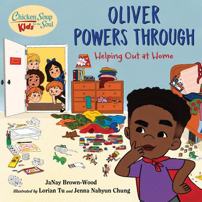 Oliver powers through : helping out at home