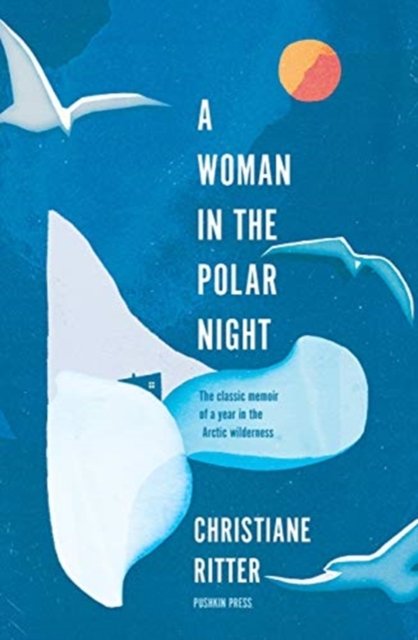 A woman in the polar night