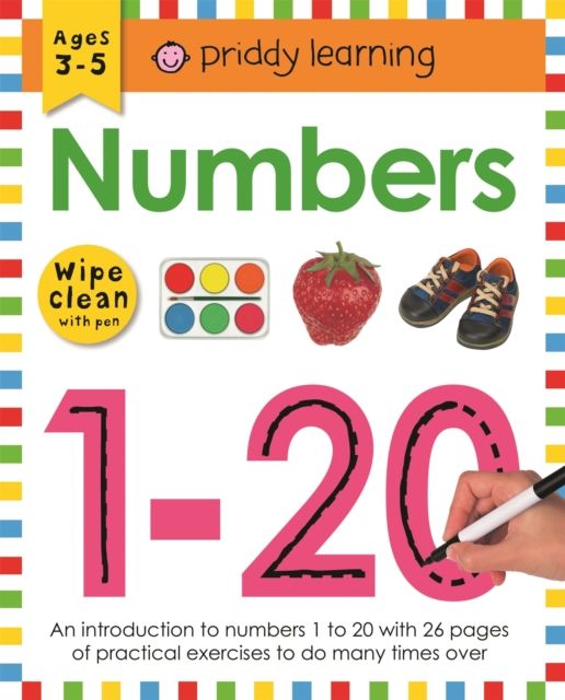 Wipe clean workbook numbers 1-20