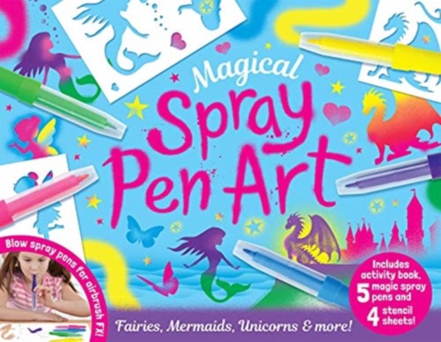 Magical spray pen art