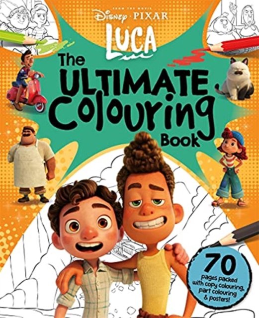 Disney pixar luca: the ultimate colouring book