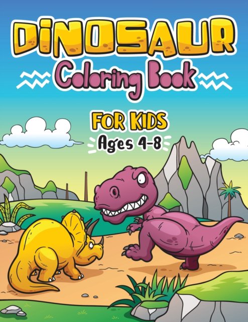 Dinosaur Coloring Book for Kids ages 4-8