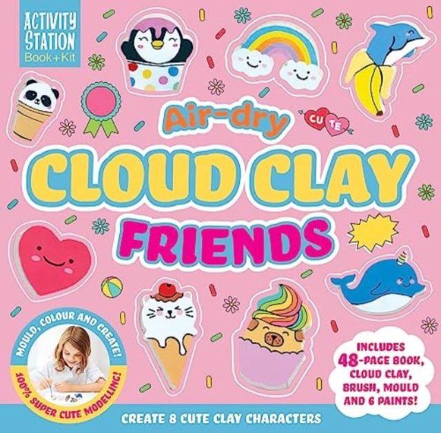 Air-dry cloud clay friends