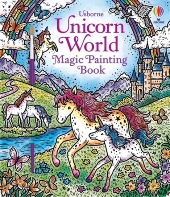 Unicorn world magic painting book