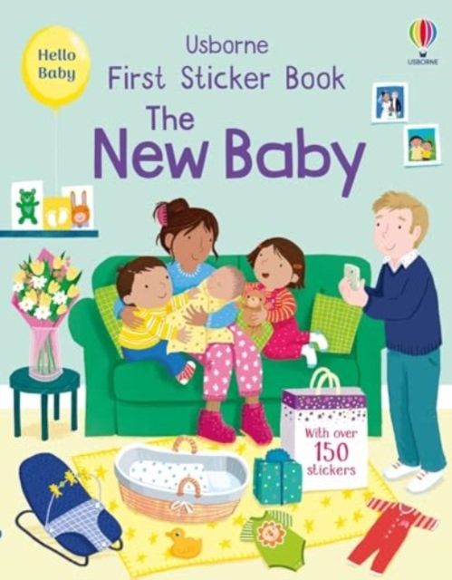 First sticker book the new baby