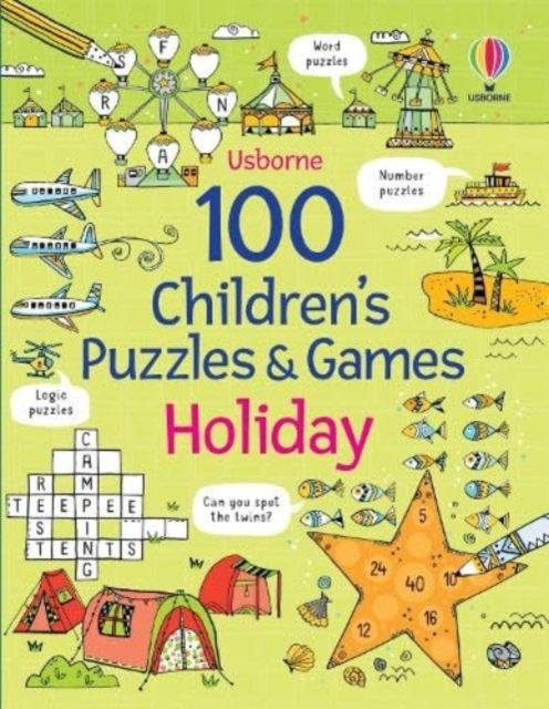 100 children's puzzles and games: holiday