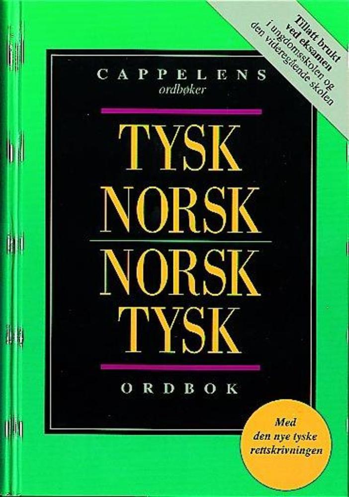 Tysk-norsk, norsk-tysk ordbok