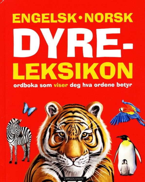 Engelsk-norsk dyreleksikon