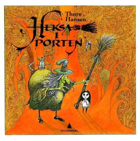 Heksa i porten : en bildebok