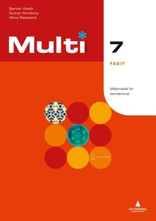 Multi 7, 2. utgave : Fasit : matematikk for barnetrinnet