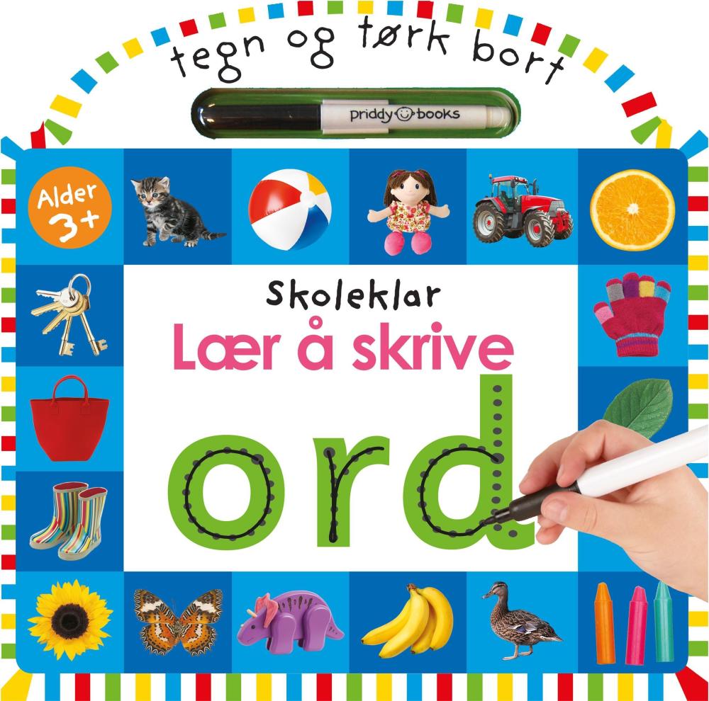 Lær å skrive ord : skoleklar : tegn og tørk bort