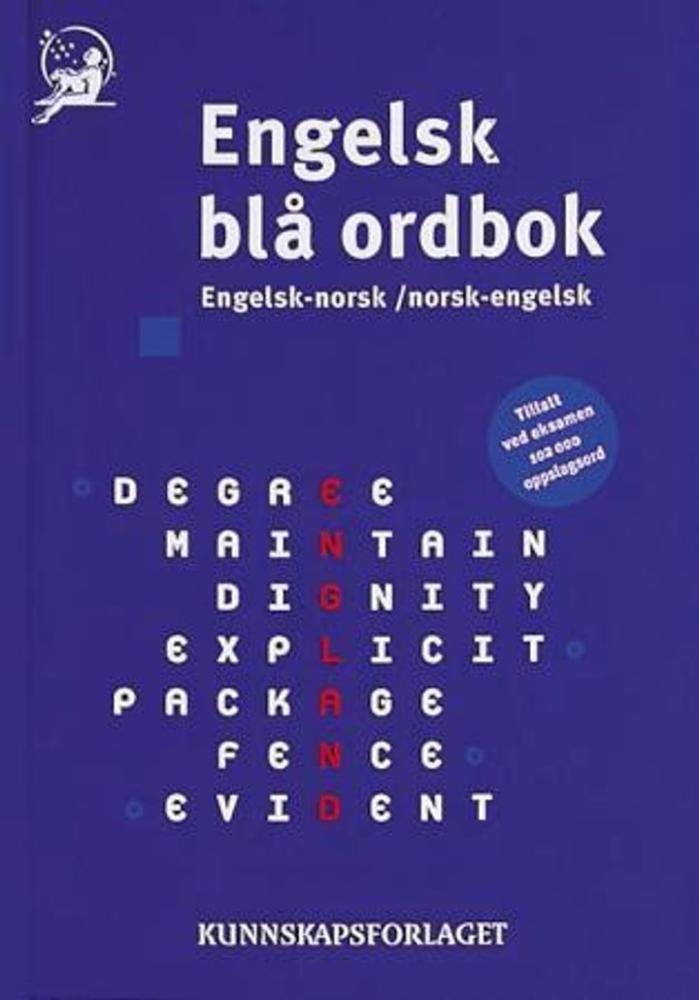 Engelsk blå ordbok : engelsk-norsk, norsk-engelsk