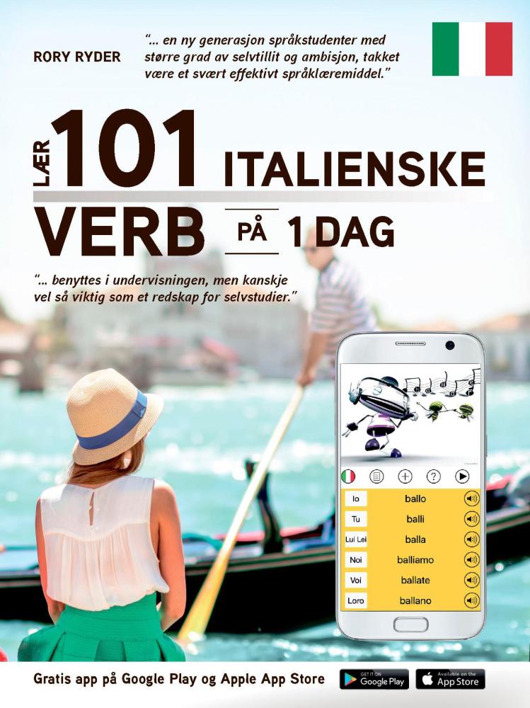 Lær 101 italienske verb på 1 dag