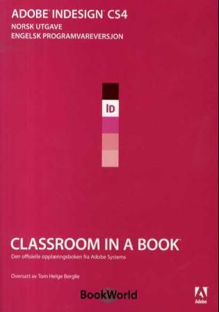 Adobe InDesign CS4 : norsk utgave, engelsk programvareversjon