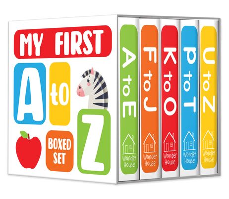 My First A to Z Boxed Set of 5 Books (Mini Board Books)
