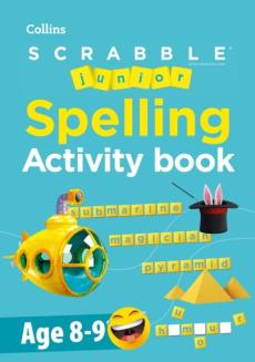 Scrabble (tm) junior spelling activity book age 8-9