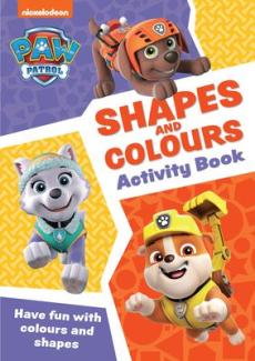 Paw patrol shapes and colours activity book