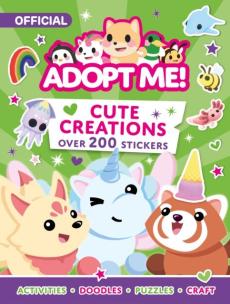 Adopt me! cute creations sticker book