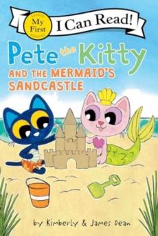 Pete the Kitty and the Mermaid's Sandcastle